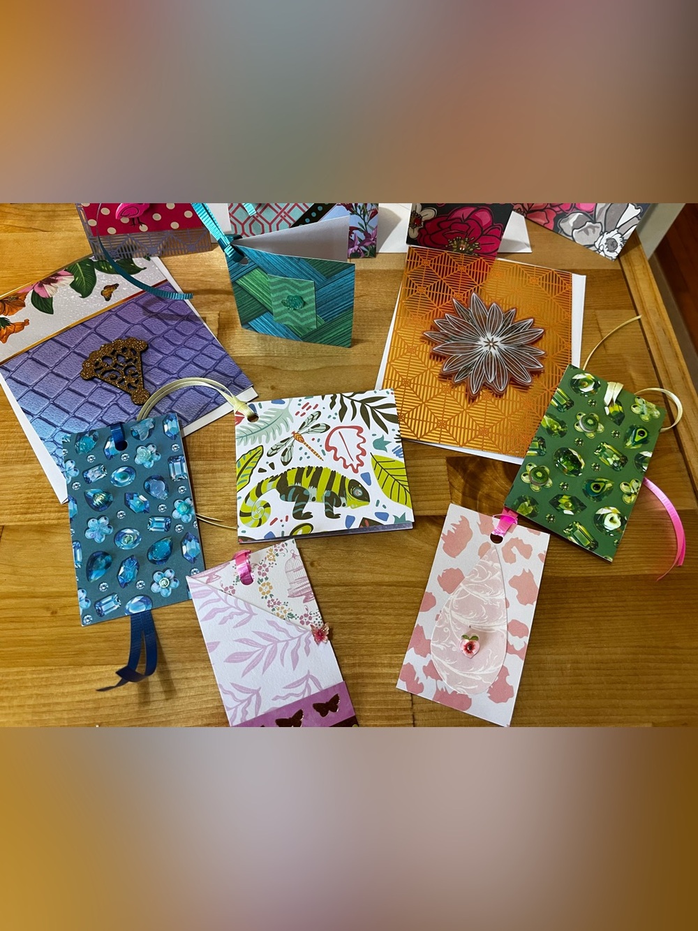 Hand Crafted 15 item bundle, cards and hang tags - Picture 3 of 9